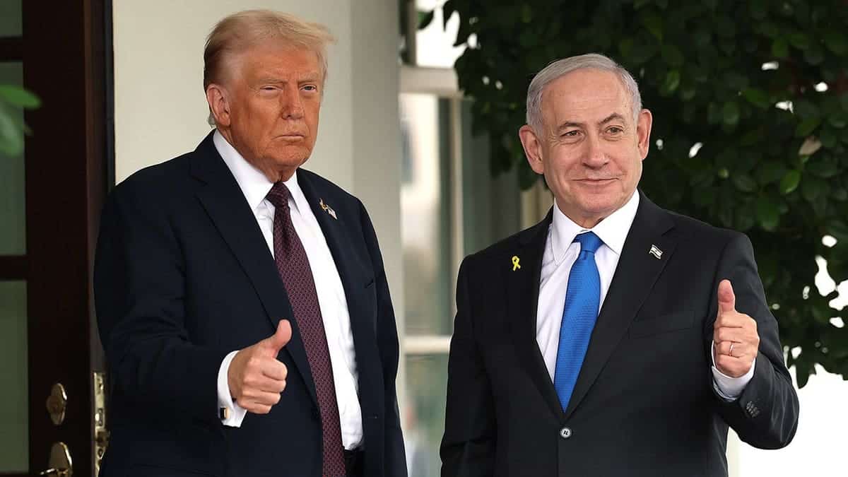 U.S. President Donald Trump and Israeli Prime Minister Benjamin Netanyahu