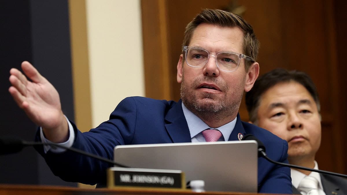 Swalwell speaking during hearing