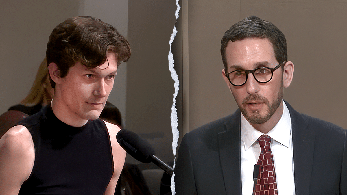 Jonni Skinner and Scott Weiner close up