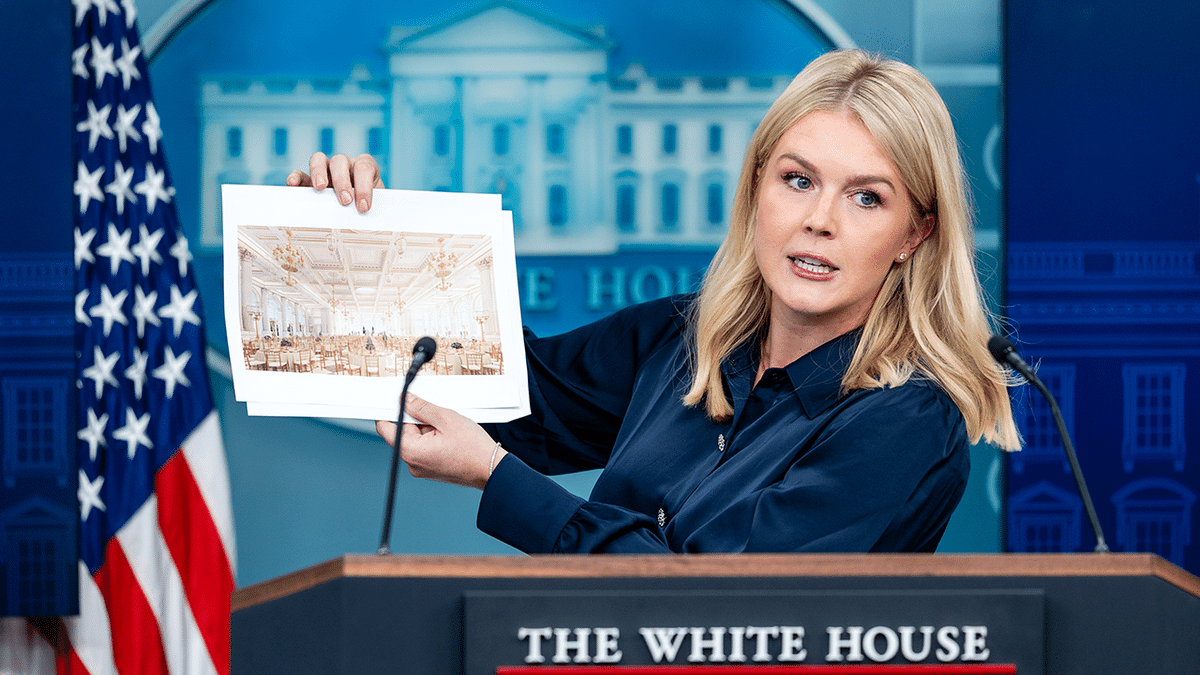 Karoline Leavitt in press briefing