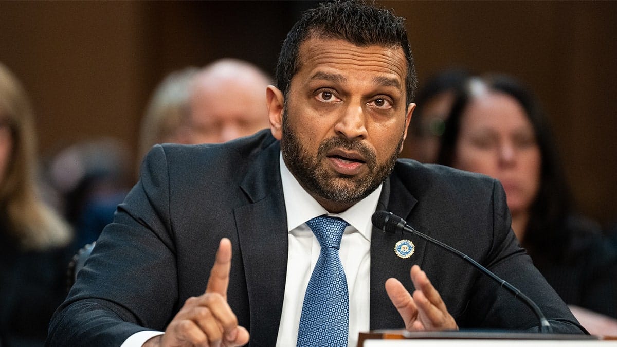 Kash Patel at hearing