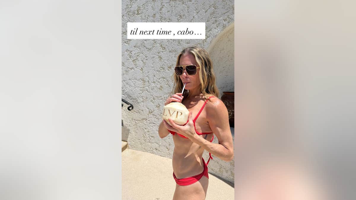 LeAnn Rimes red bikini