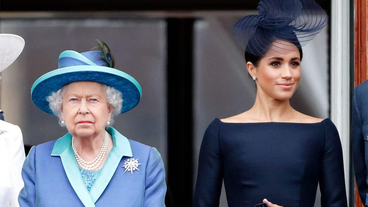 Meghan Markle and Queen Elizabeth in 2018