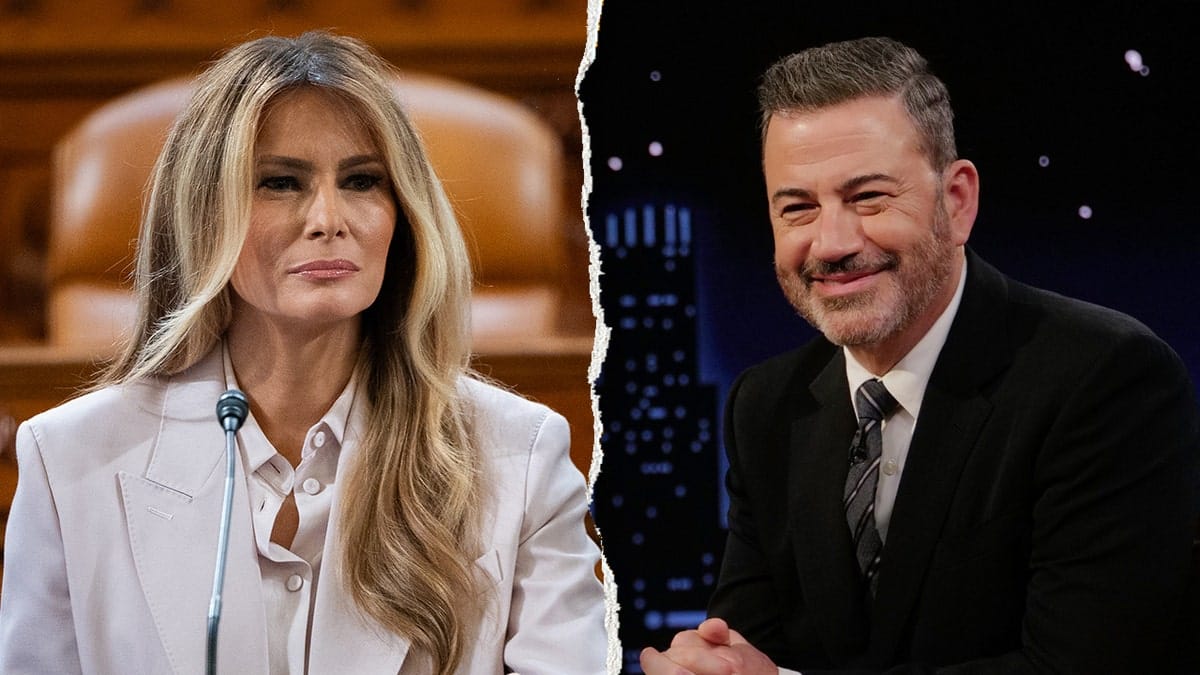 Melania and Kimmel