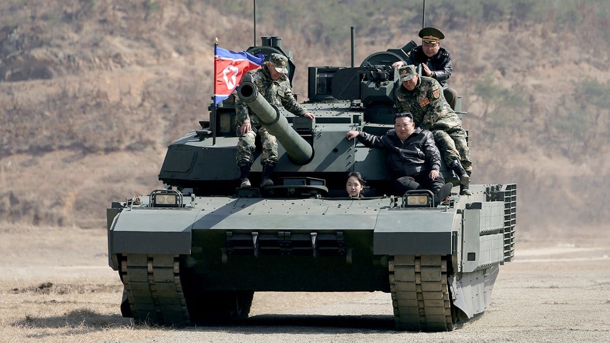 North Korea tank