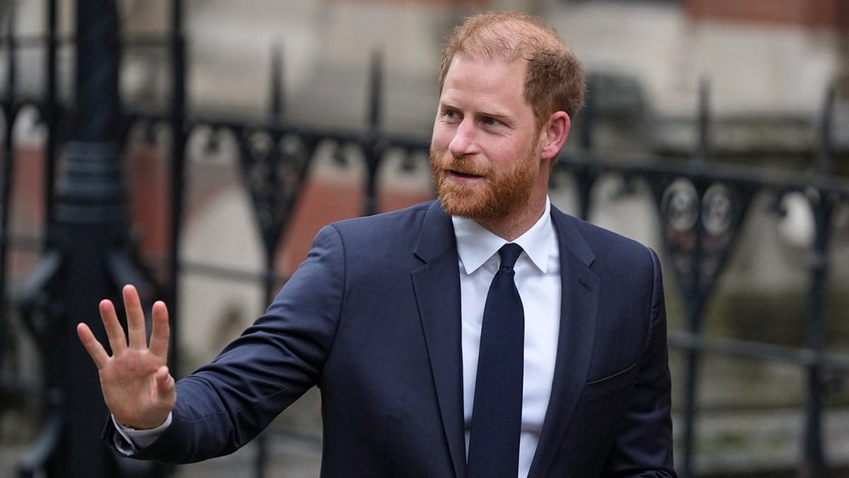 Prince Harry in London for court