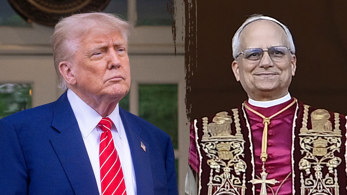 Donald Trump congratulating Pope Leo XVI