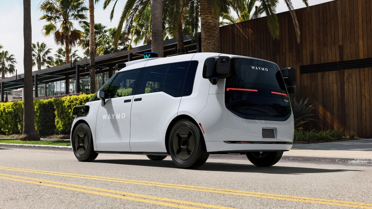 Waymo sixth-generation hardware installed in a Zeekr Ojai minivan interior