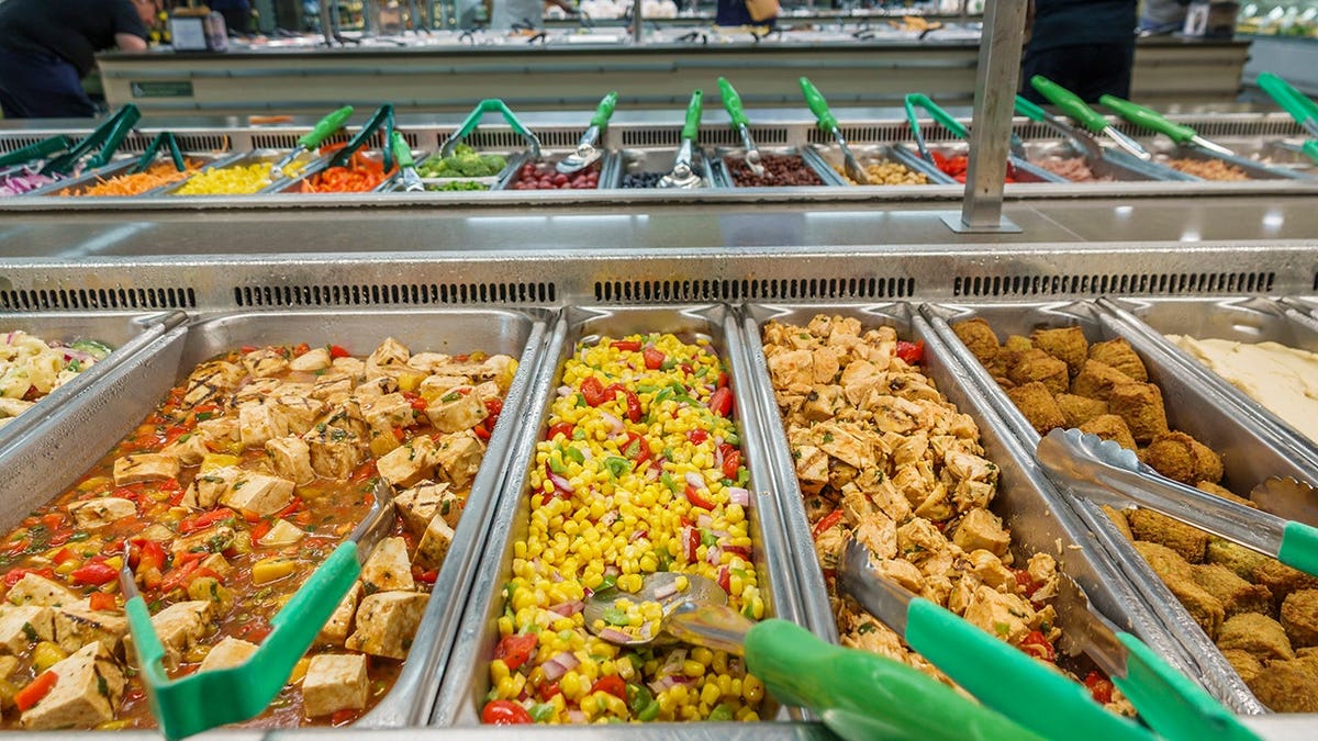 Close up of self-serve station inside Whole Foods Market in North Miami Florida