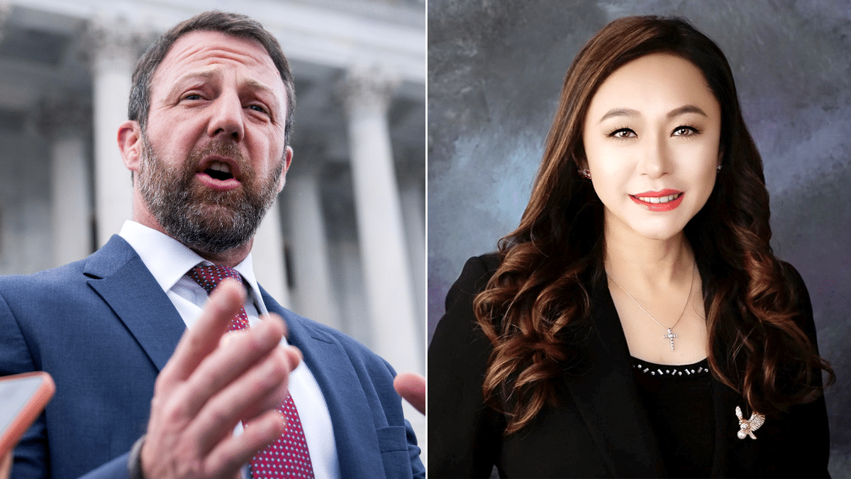 markwayne mullin and eileen wang arcadia mayor