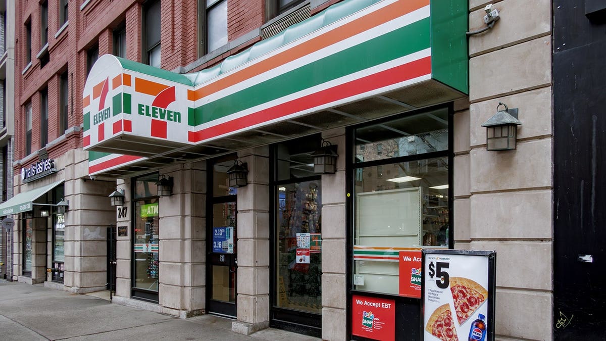 Storefront view of 7-11