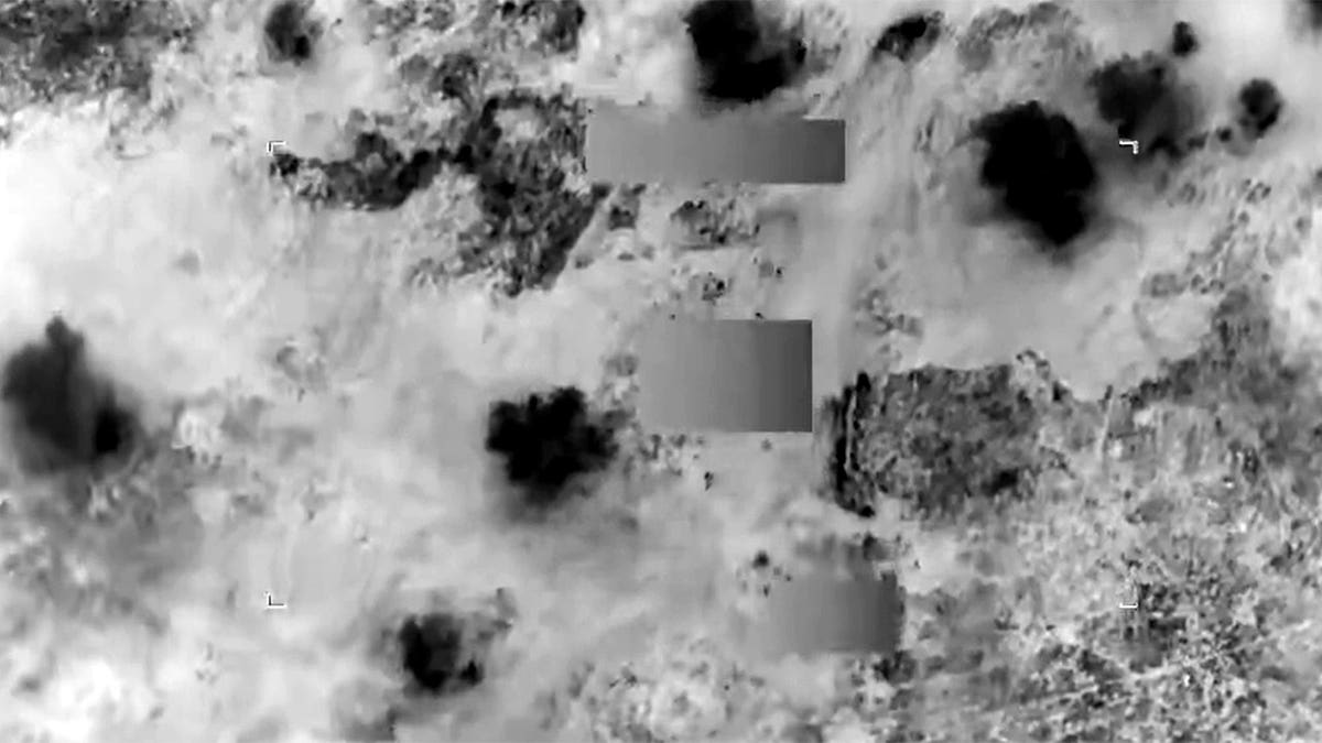 ISIS fighters on the ground before kinetic strike