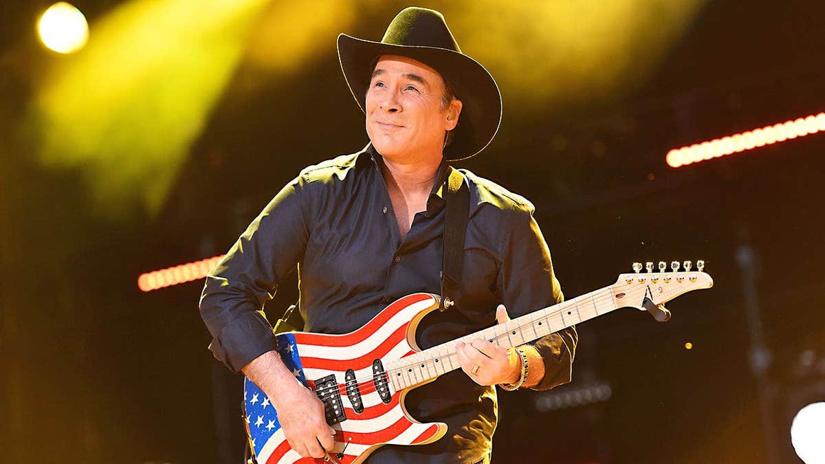 Singer-songwriter Clint Black performs onstage during 2016 CMA Festival at Nissan Stadium in Nashville, Tennessee.