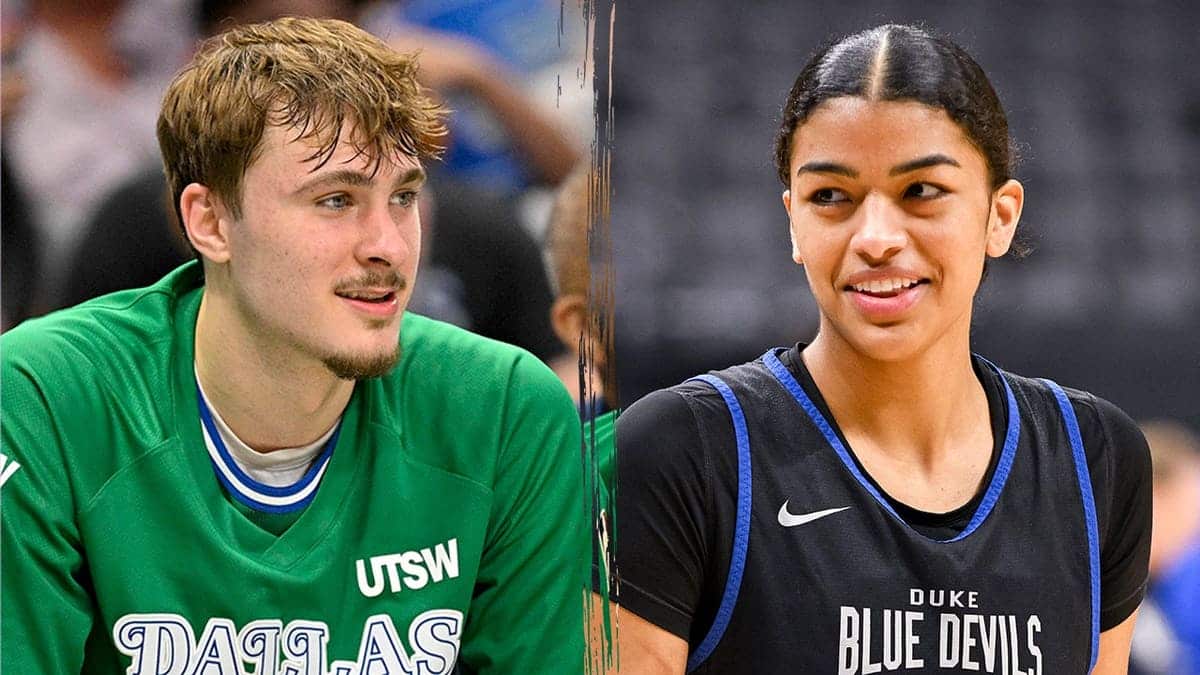 Cooper Flagg and Arianna Roberson