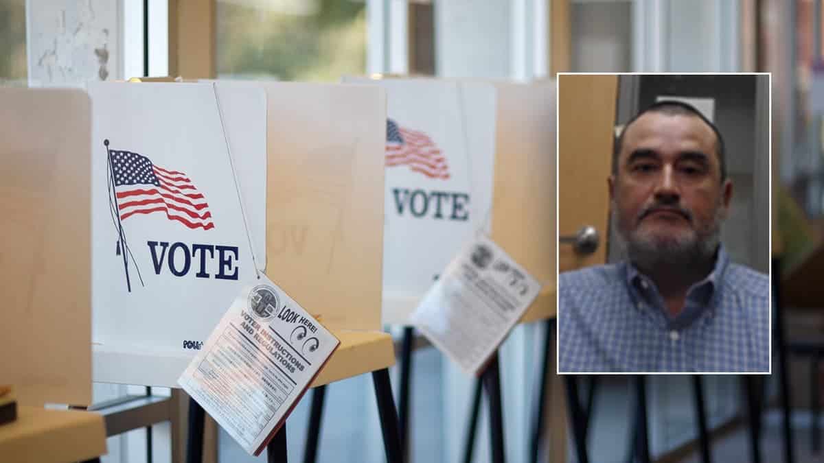 DHS arrest and polling place