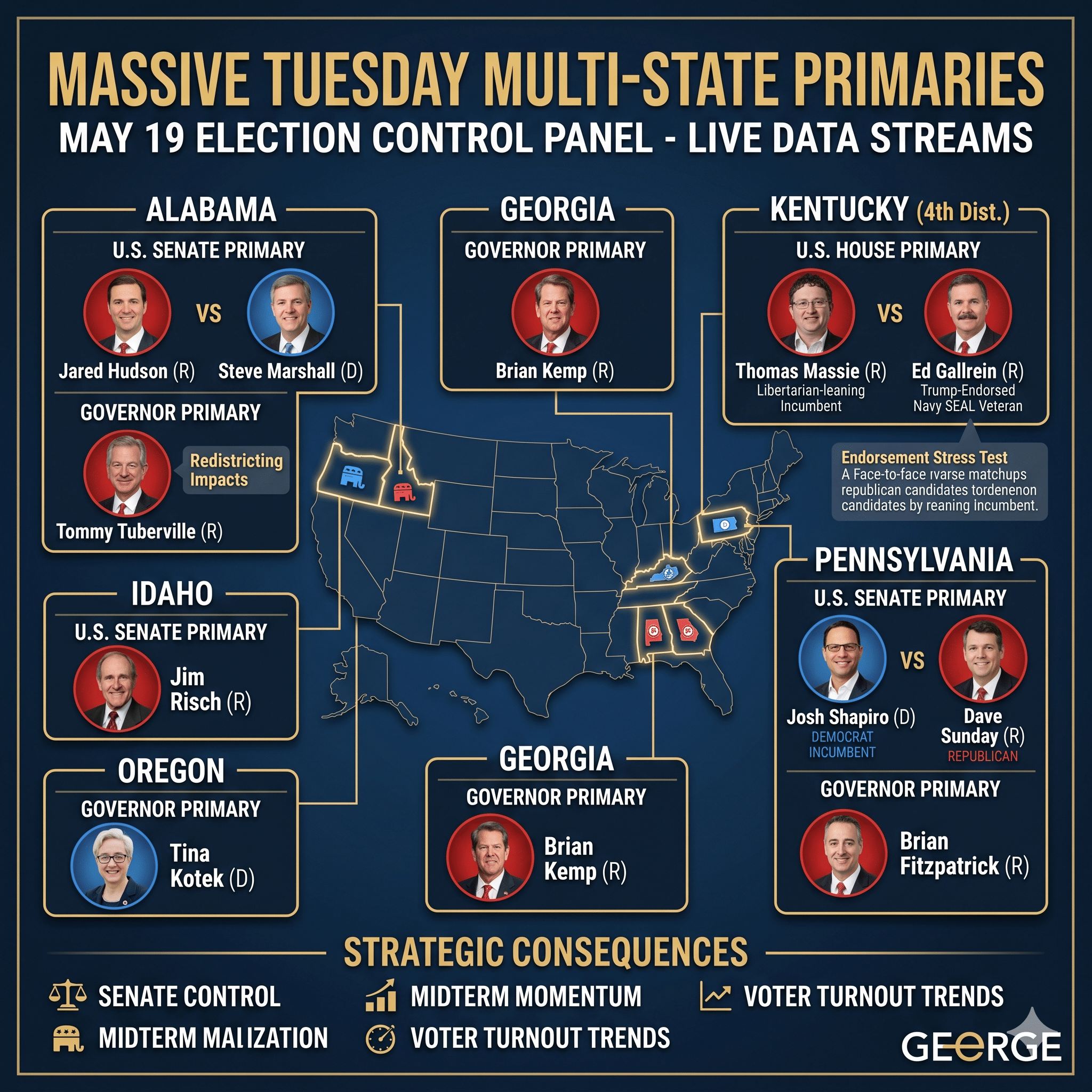 Faux-MAGA Shockwave? The May 19 Primaries That Could Upend Fake MAGA!