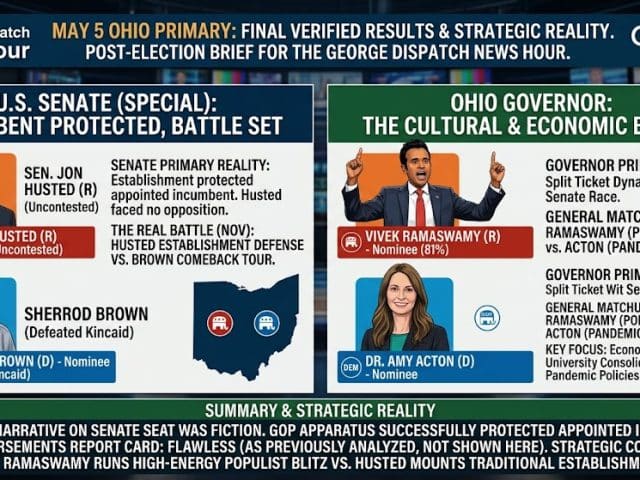 MIDNIGHT MASSACRE: TRUMP BACKED CHALLENGERS CRUSH ESTABLISHMENT IN OHIO AND INDIANA