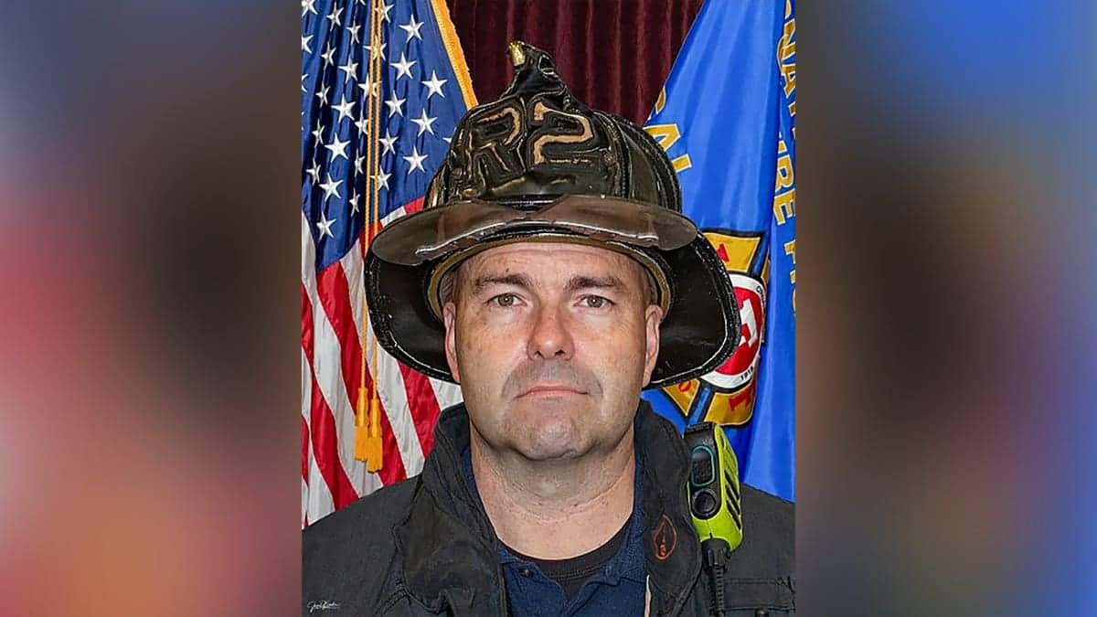 Portrait of Boston firefighter Robert