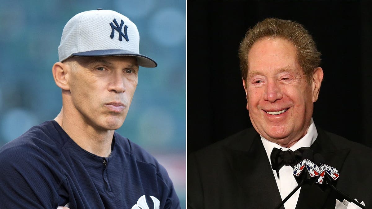 Joe Girardi and John Sterling side by side