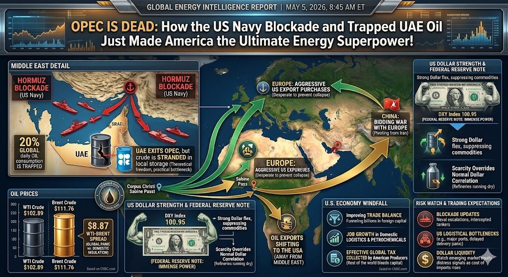 How the US Navy Blockade and Trapped UAE Oil Just Made America the Ultimate Energy Superpower! Like Generalissimo Francisco Franco, OPEC IS STILL DEAD