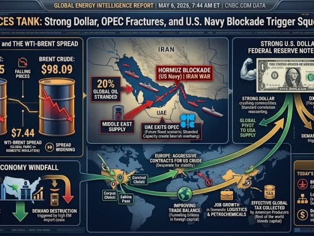 Oil Prices Tank as U.S. Dollar Crushes Global Markets and UAE Prepares to Flood the World!