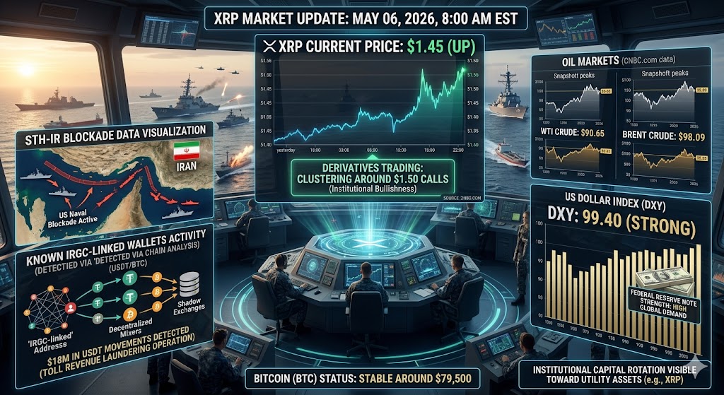 XRP Smashes $1.45! U.S. Navy Escorts Defy IRGC Blockade as Billions in Crypto Move!