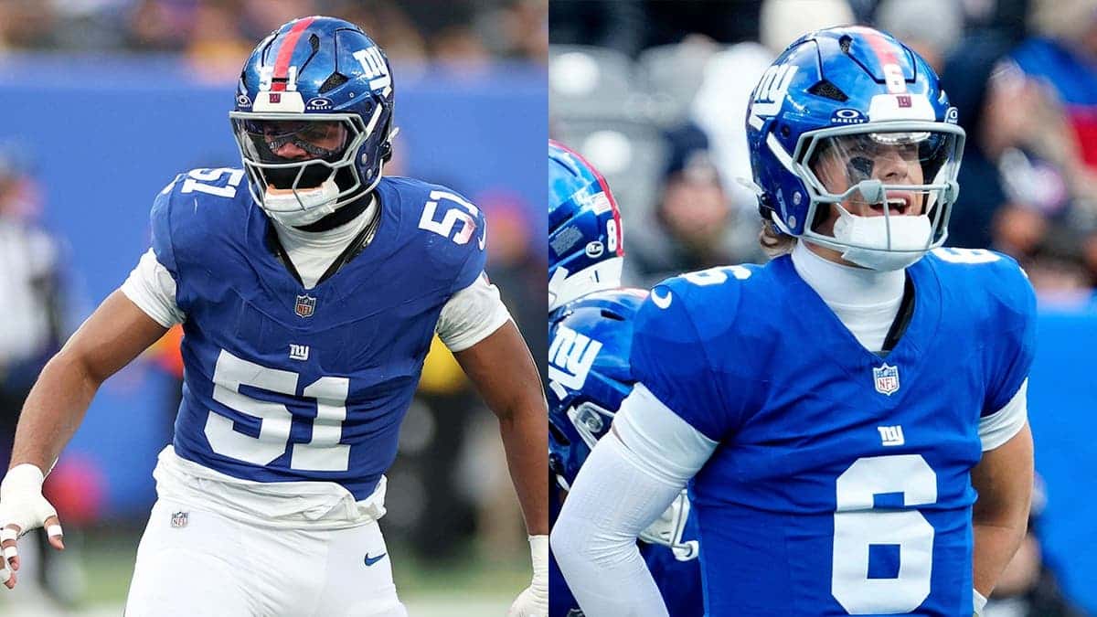 Giants Abdul Carter and Jaxson Dart