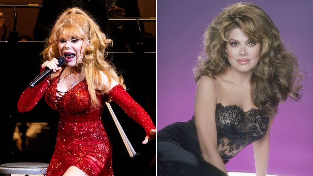 A split of Charo in 1980 and now