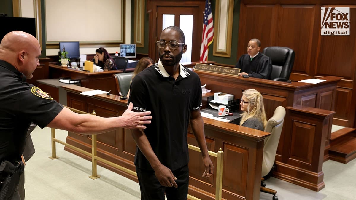 Jermaine Mathews standing before Judge Alan Triggs in Hamilton County Common Pleas Court