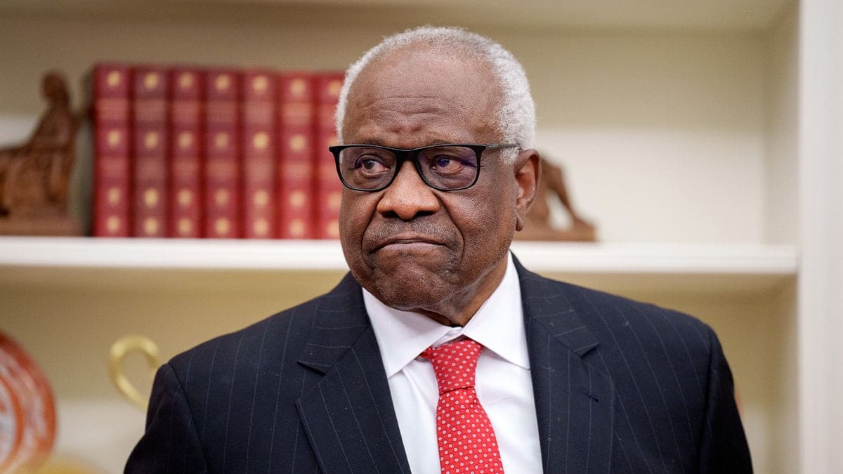 Clarence Thomas at White House