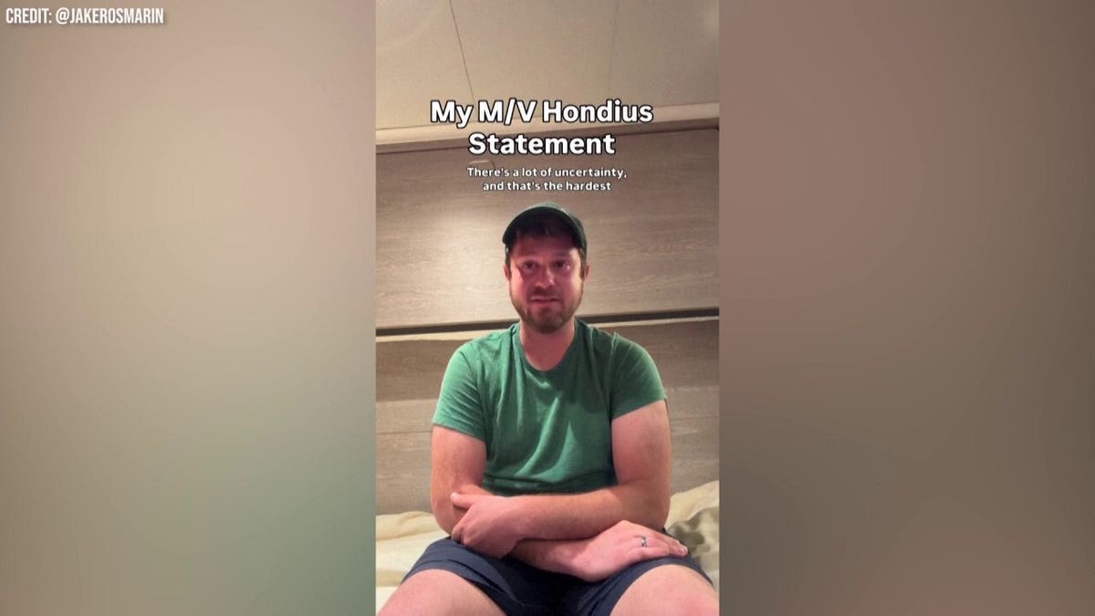 Passenger aboard m/v Hondius speaks in a video about uncertainty during cruise ship outbreak.
