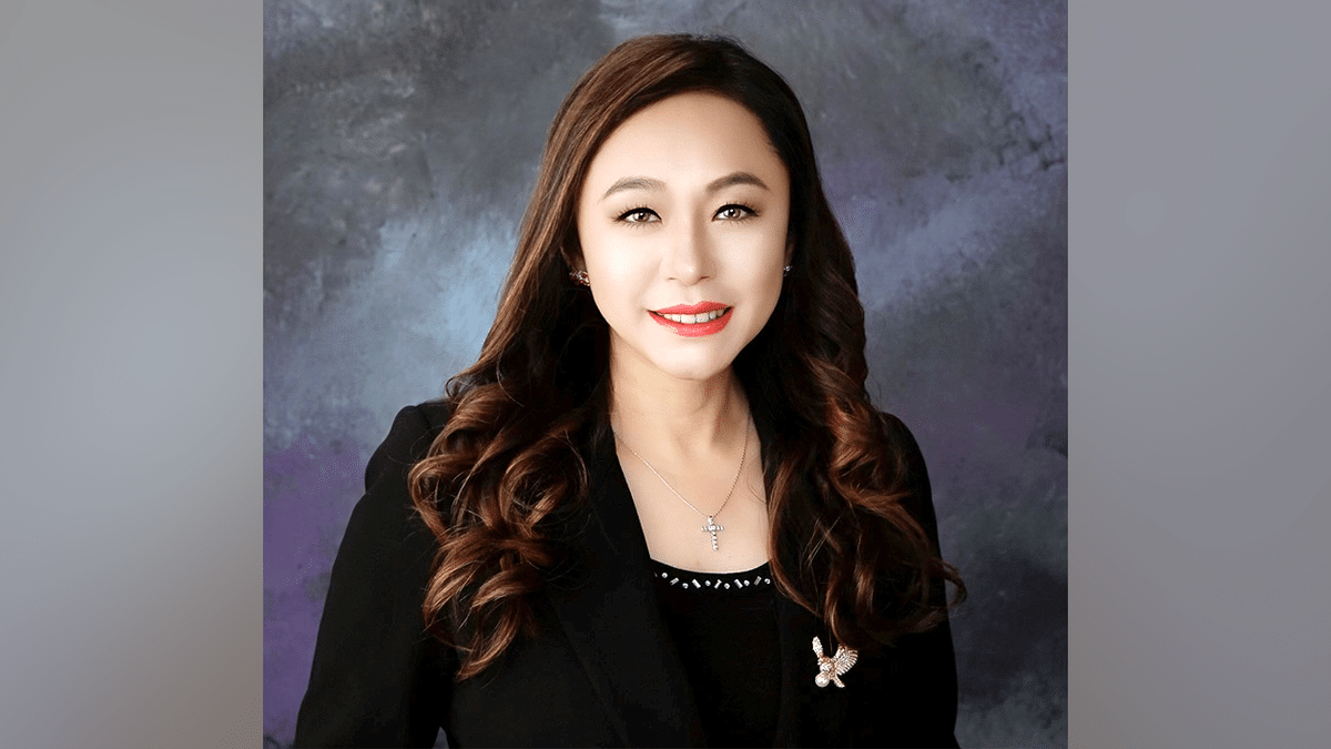 Portrait of Eileen Wang, former Arcadia, California mayor charged with acting as an illegal agent of the Chinese government