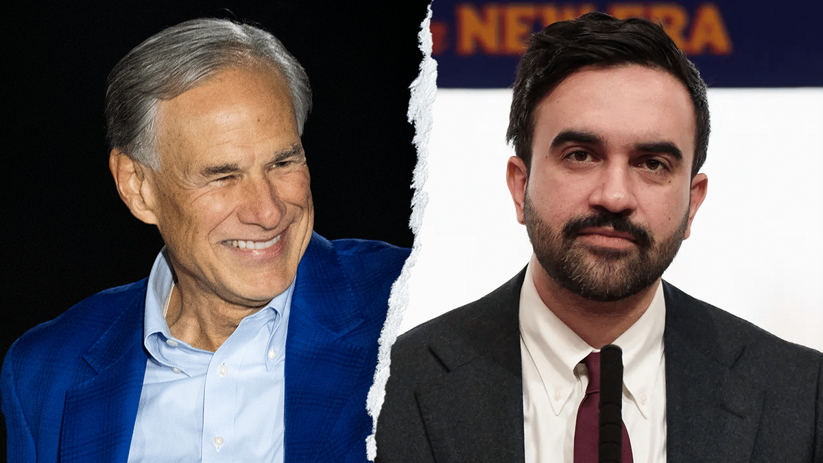 Greg Abbott aside from Zohran Mamdani