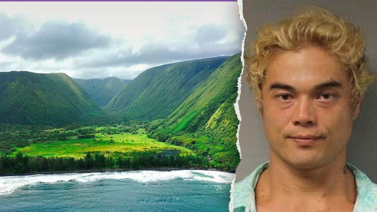 Jacob Baker booking photo; Hawaii's Big Island