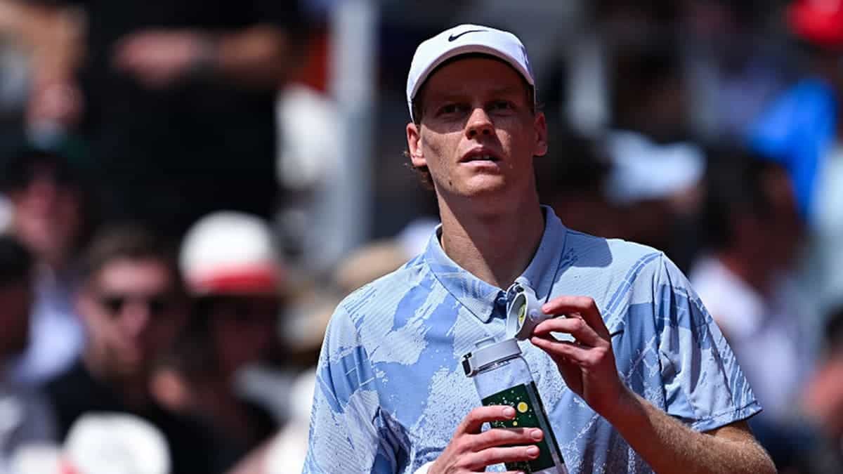 jannik sinner at the french open