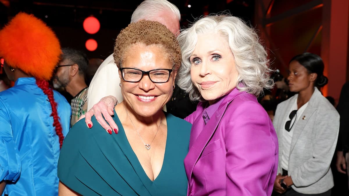 Karen Bass and Jane Fonda