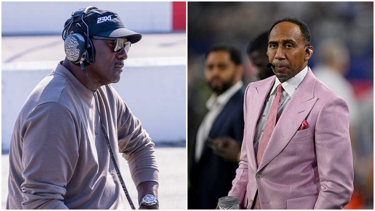Michael Jordan and Stephen A. Smith