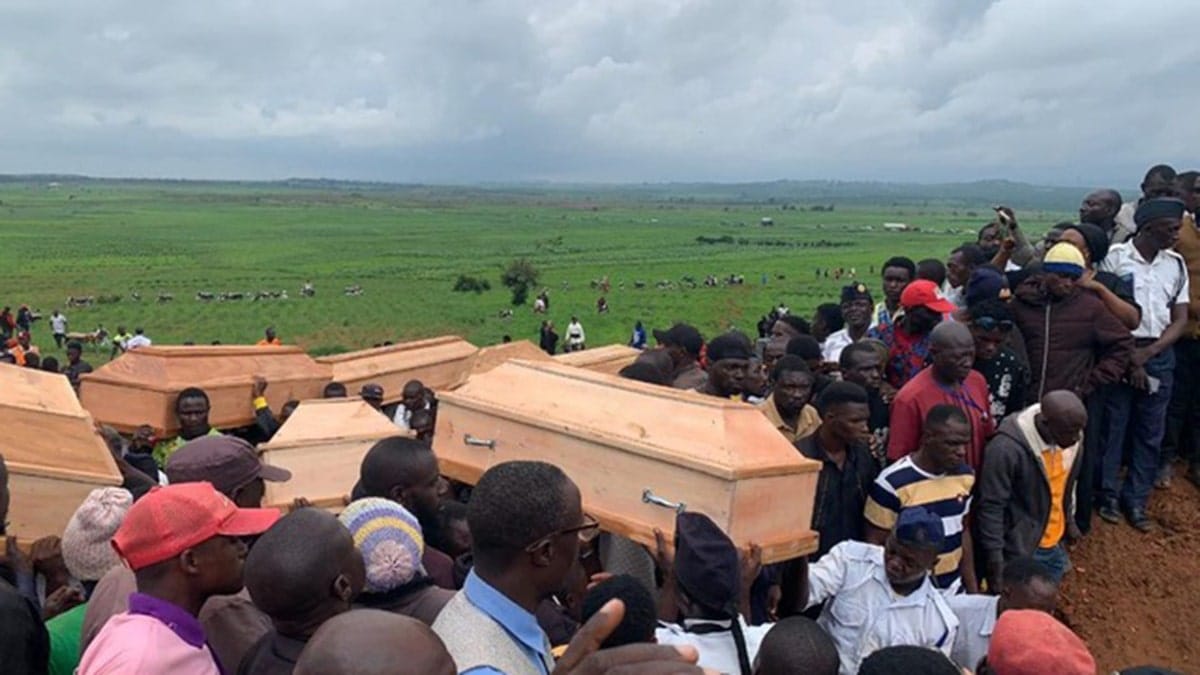 Funeral ceremony for Christians killed in Bindi village Nigeria