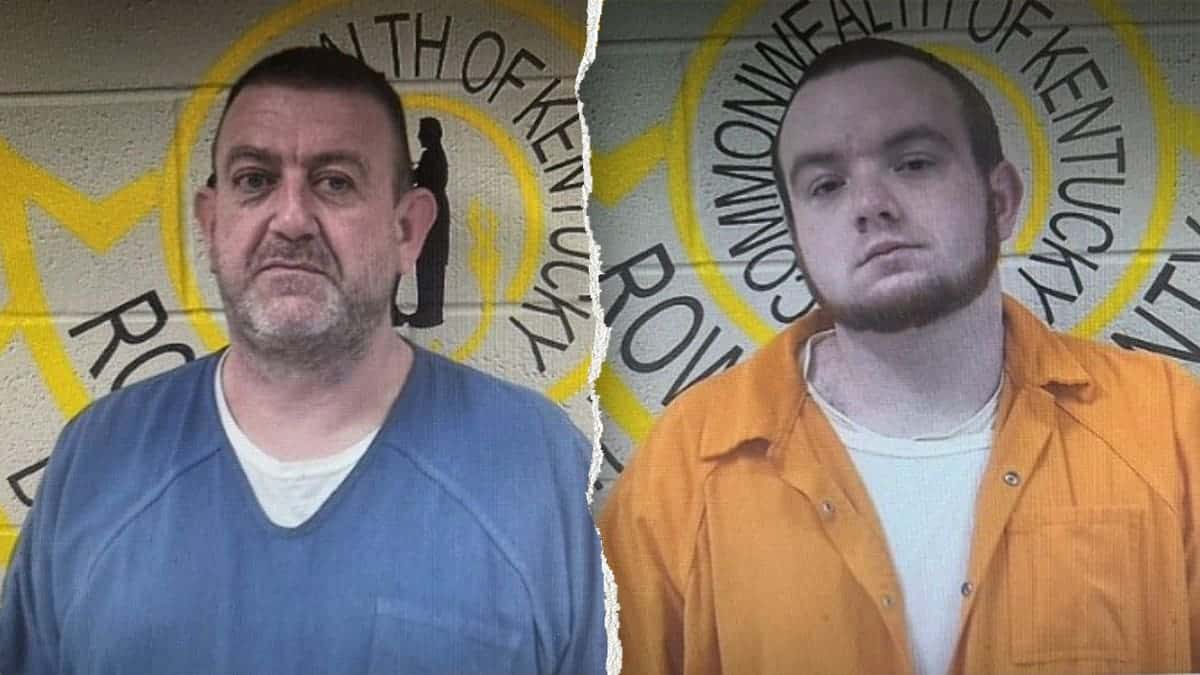 Michael Fogleman and James Smallwood booking photos