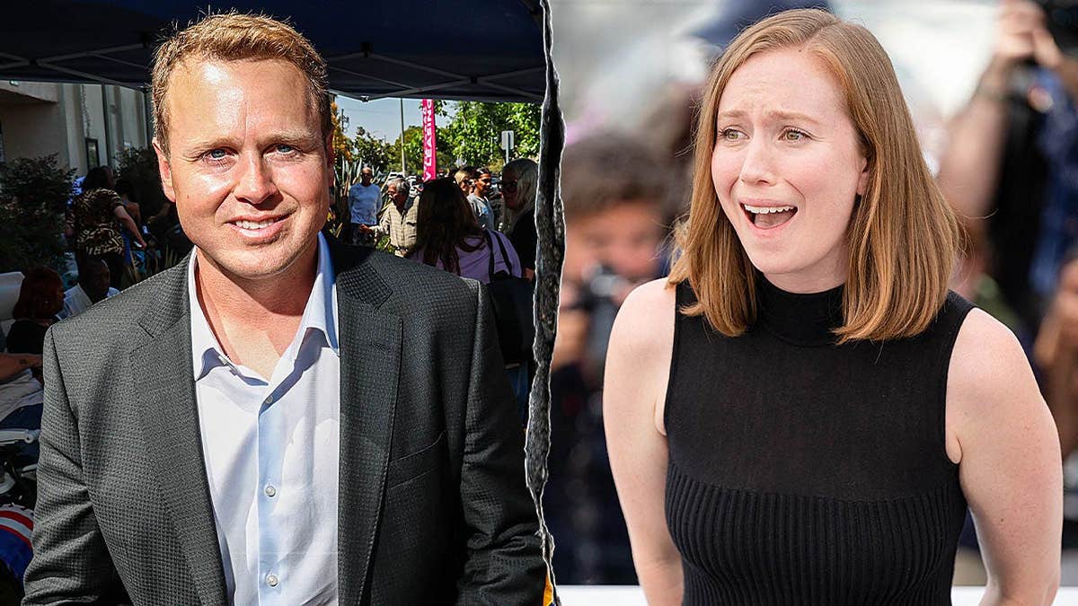 A split image of Spencer Pratt and Hannah Einbinder