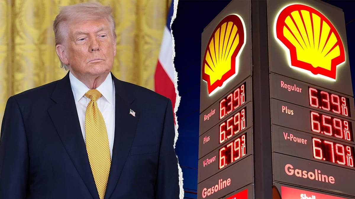 Split of Trump and high gas prices