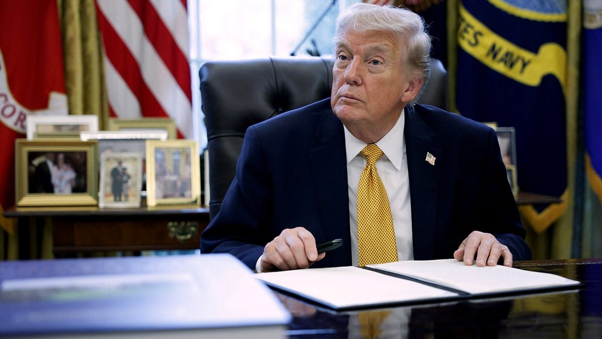 President Trump in Oval Office