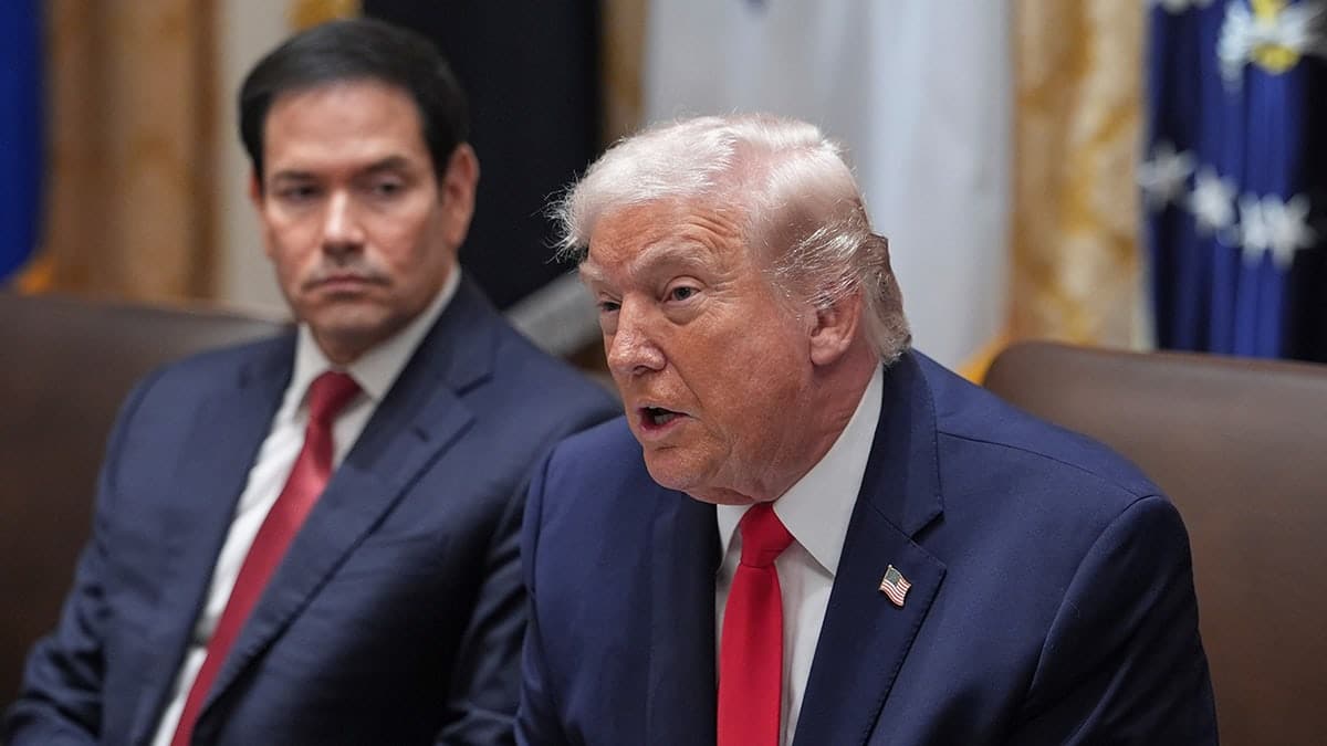 President Donald Trump and Secretary of State Marco Rubio