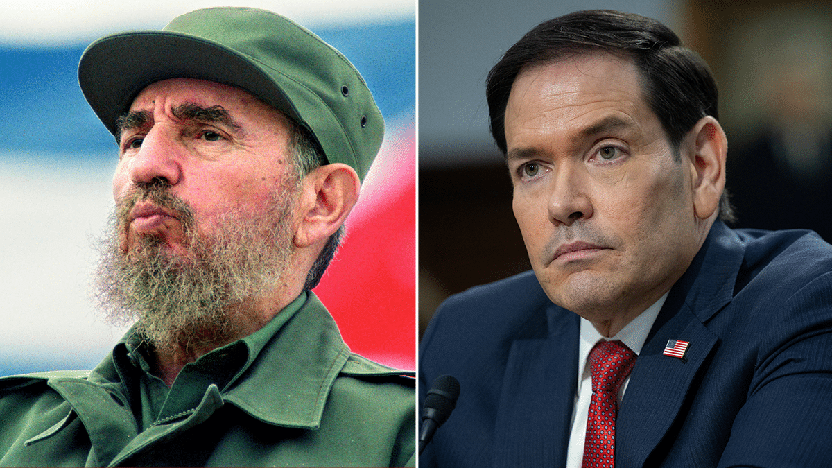 Fidel Castro and Marco Rubio