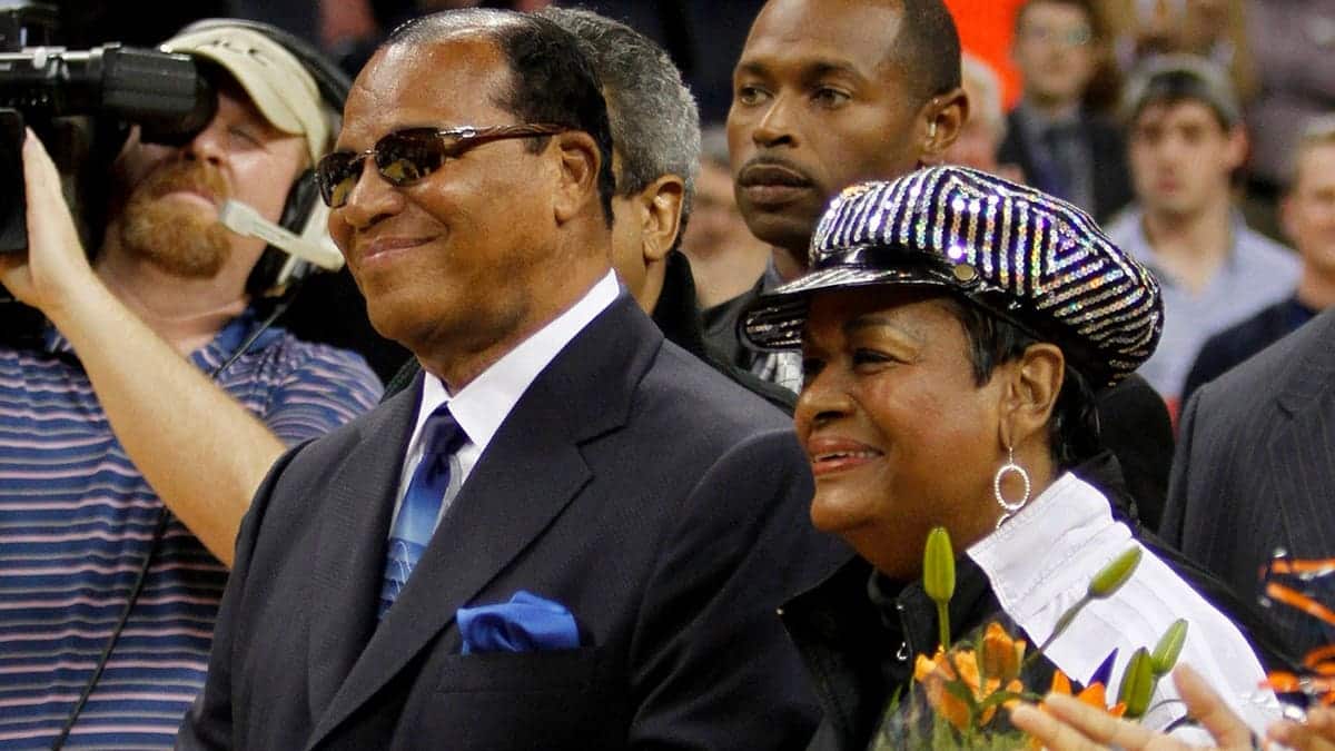 Louis and Khadijah Farrakhan in 2011