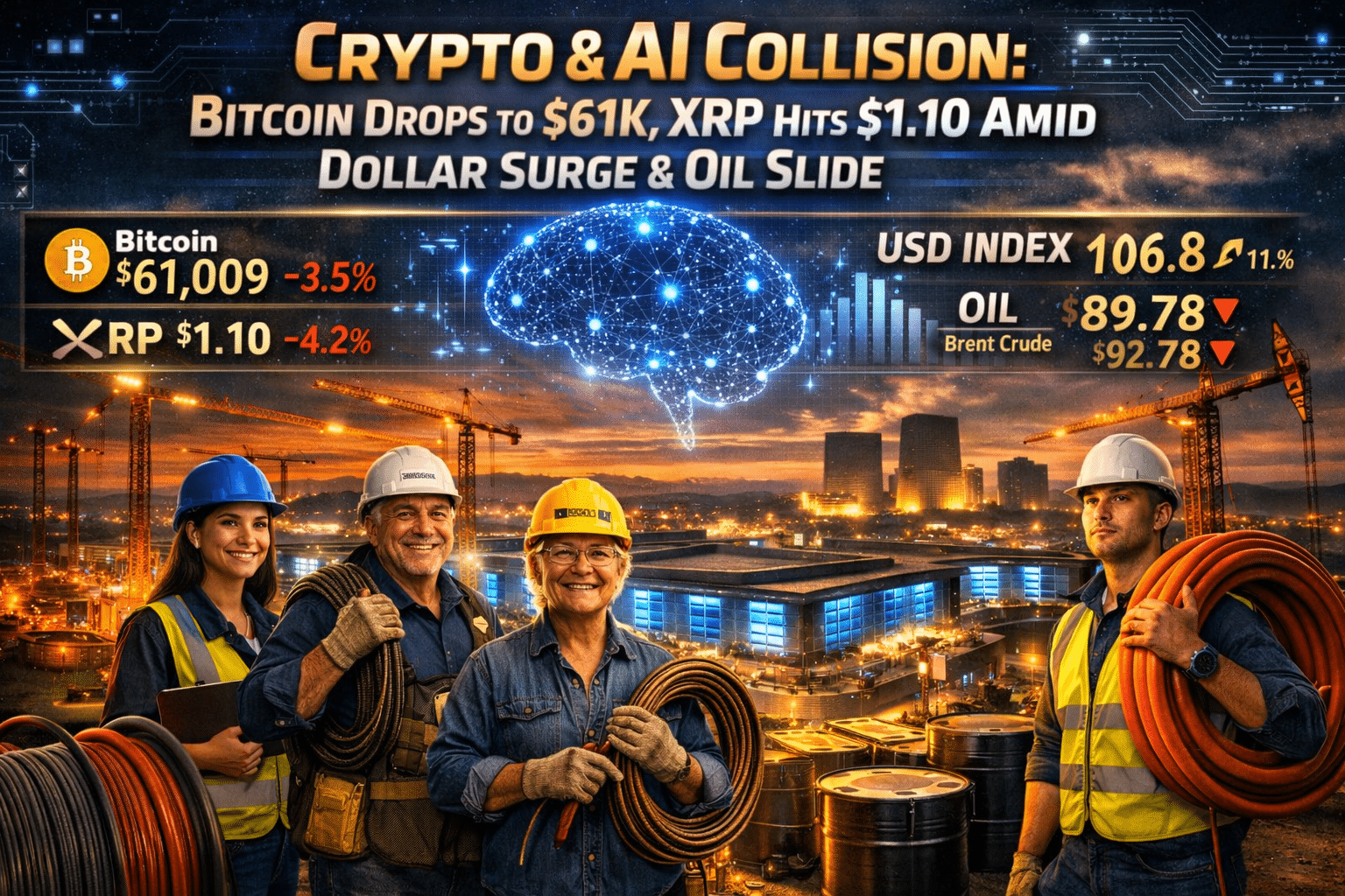AI vs. Bitcoin: How the Dollar’s Power Play Is Crashing Crypto While Oil Watches Nervously
