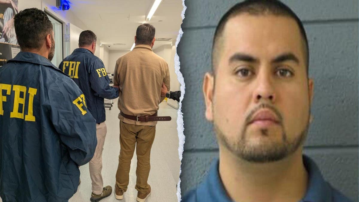 Arnoldo Jimenez mugshot and him in a jail uniform