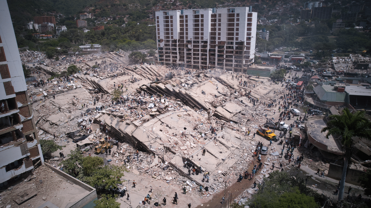 Collapsed building Venezuela