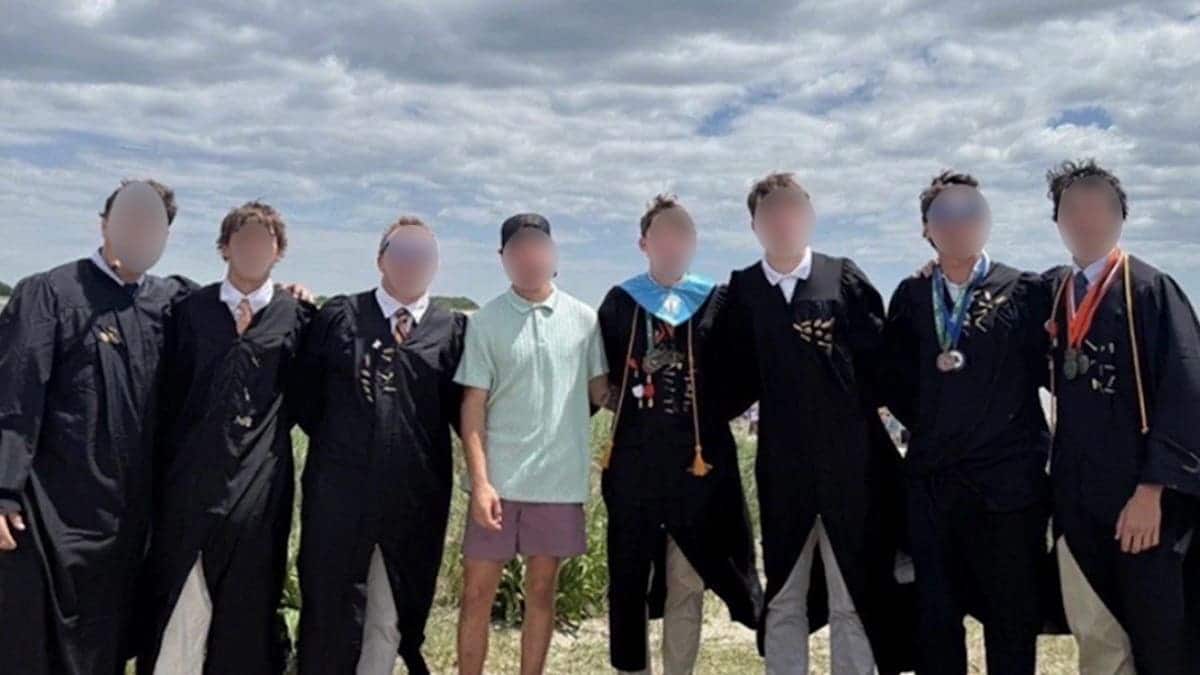 Members of Ipswich Lacrosse team