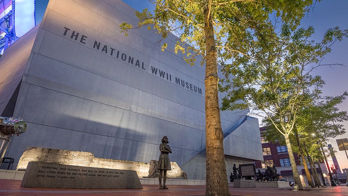 Exterior of The National WWII Museum in New Orleans.